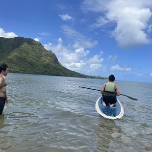 Checking out the beautiful scenery