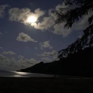 Kahana Bay just after dusk