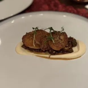 a plate of food on a table