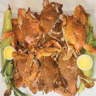 A Dozen Jumbo Blue Crab, &amp; Corn