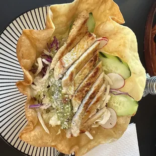 Pollo Tostada Bowl