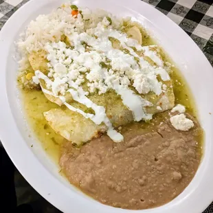 Enchiladas Verdes (Carnitas)