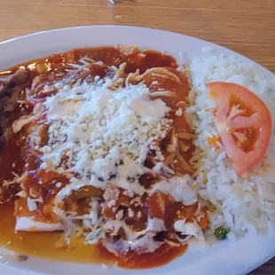 Enchiladas Rojas