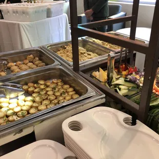 Hot and cold appetizers