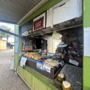 Rude ladies!! They refuse to believe their coconuts submerged in water is not sour. Refused to try it