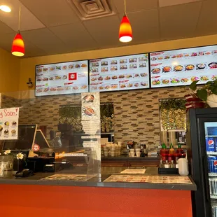 the menu