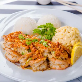 Spicy Garlic Shrimp Plate