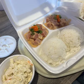 Spicy Mayo Tuna Poke Plate
