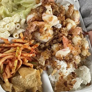Garlic Shrimp Plate