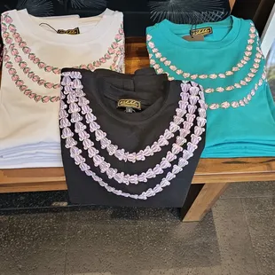 I like these lei t-shirts