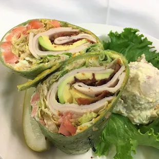 Cali Club Wrap - new menu items (sept 2017)