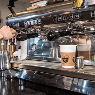 High-end coffee prepared to the highest standards by skilled baristas.