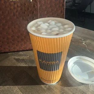 Fireside mocha latte
