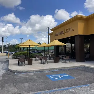 the outside of the building