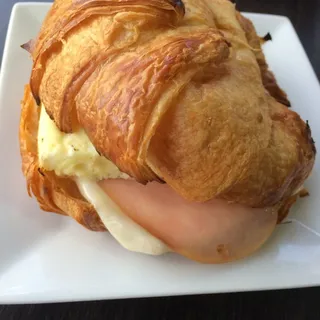 Egg and Cheese Croissant Sandwich
