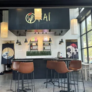 Interior - dine inside or in the shared courtyard