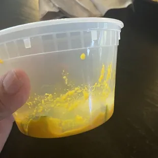 Ridiculously small portions.