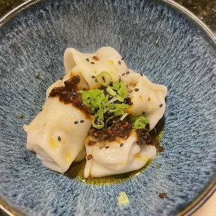 5 Piece Chili Soy Wontons