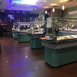 Small buffet, not much variety.