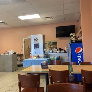 the interior of a restaurant