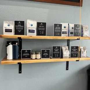 Merchandise shelves