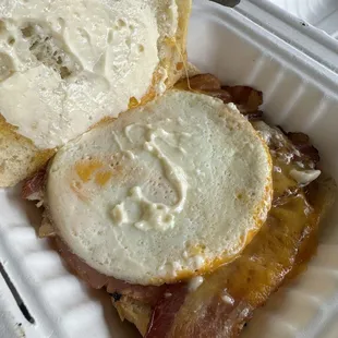 Deluxe breakfast sandwich