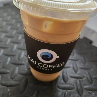 Iced Kai Latte w/ Coconut Syrup