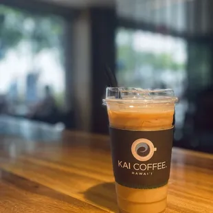 Large Iced Kai Latte