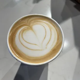 Sugar free vanilla almond milk latte