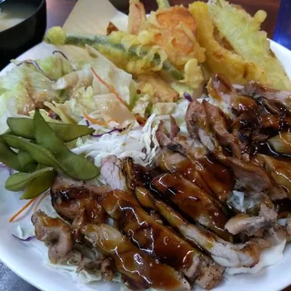 Chicken Teriyaki & Tempura Combo