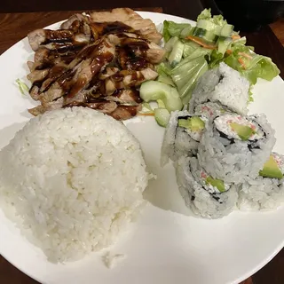 Chicken Teriyaki & Caifornia Roll Combo