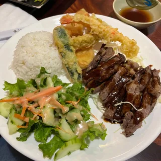 Beef Teriyaki & Tempura Combo
