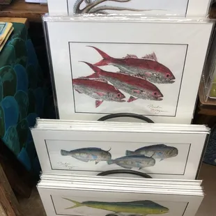 Artist Brandon Tengan.. Japanese art style is Gyotaku.