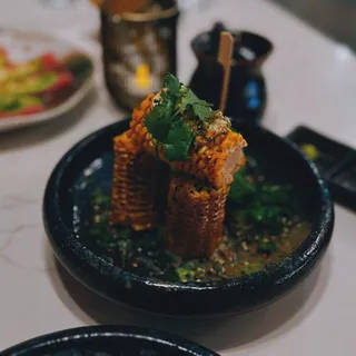 Roasted Corn Skewer