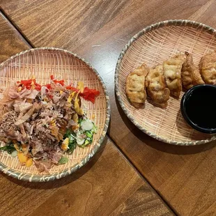 Takoyaki and Gyozas