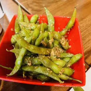 Garlic Edamame