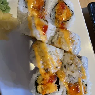 Tempura yam roll