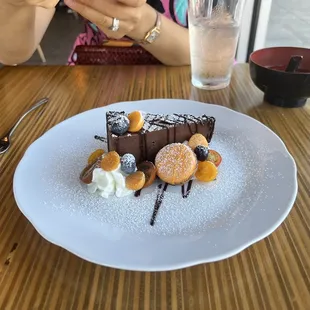 Chocolate Chocolate Mousse Cake