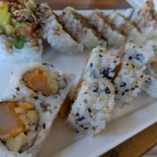 food, sushi, sushi and sashimi, sashimi