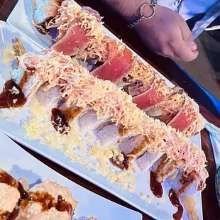 Batman Roll Norteno Roll Rainbow Roll