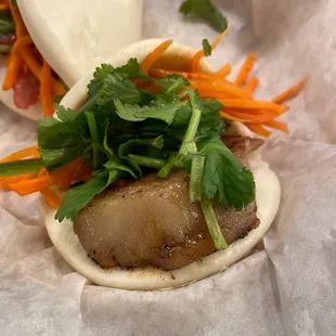 Pork belly bao.