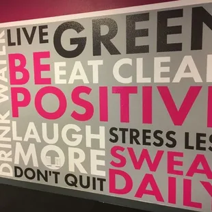 Words to live by