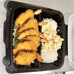 fried shrimp and rice