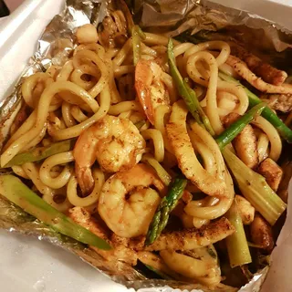 Spicy Seafood Yaki Udon