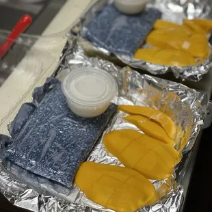 Mango Sweet Sticky Rice ( togo )