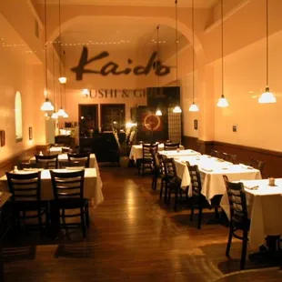 Kaido dining room.