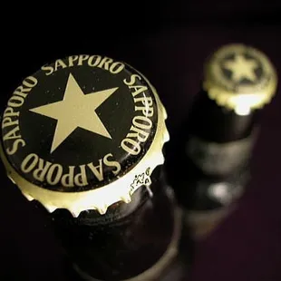 Sapporo beer.