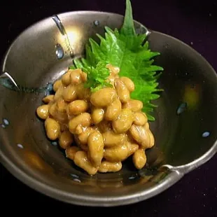 Natto appetizer.