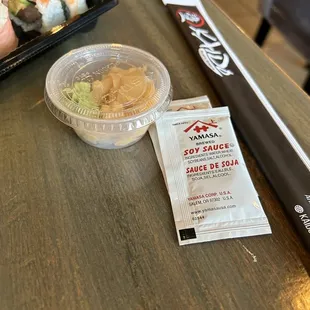 They hook it up with to go items!