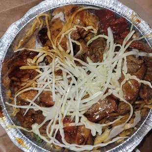 Chicken, Beef, &amp; Pork LoMein